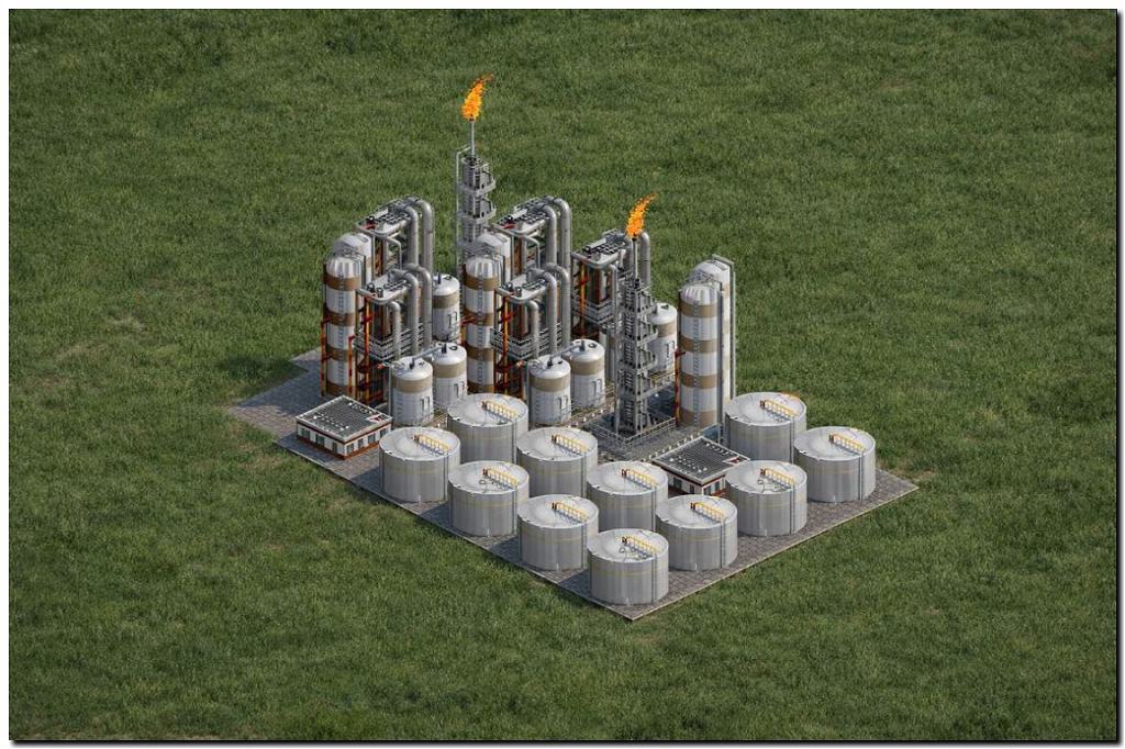 Ölraffinerie